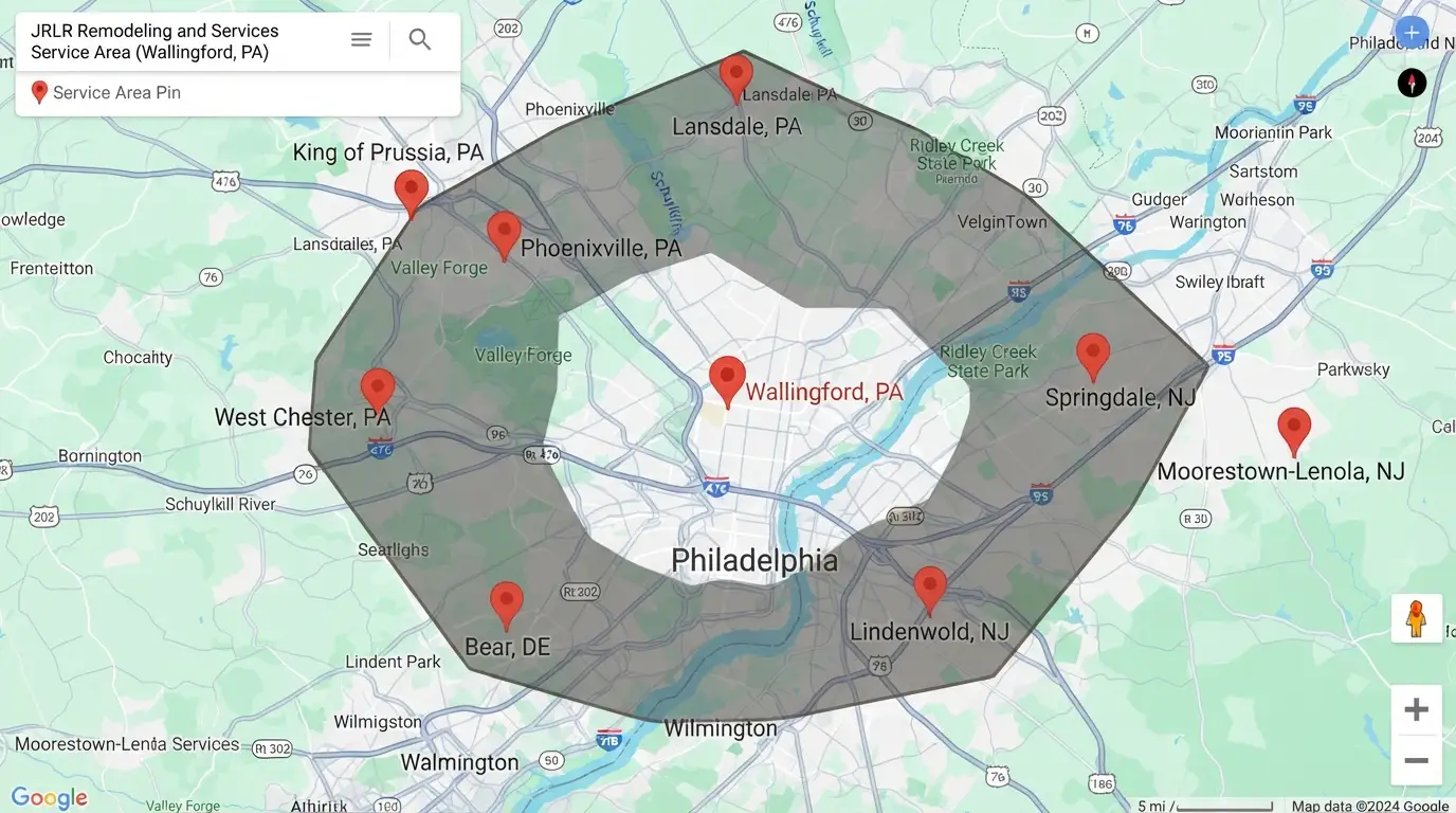 Service area map