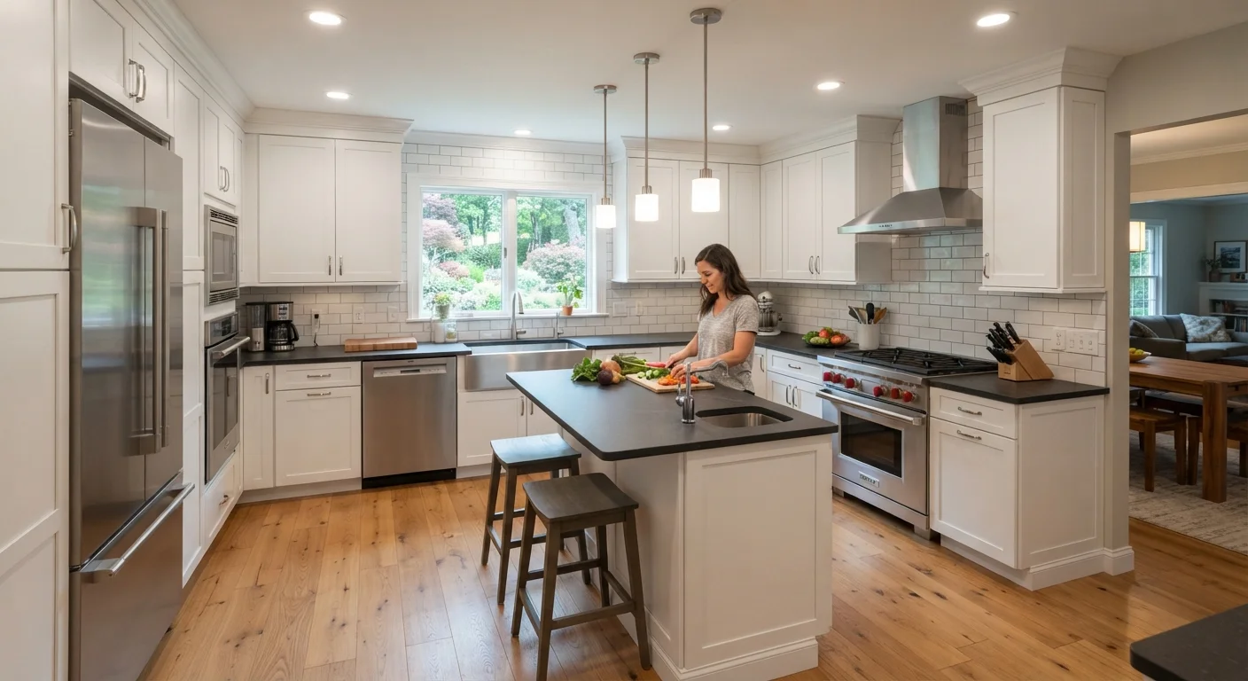 Workflow Focused Kitchen Remodeling guide illustration